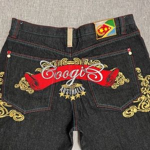 COOGI Jeans Mens 36x29 Embroidered Excellent Condition